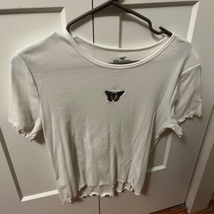 Hollister Butterfly Baby Tee